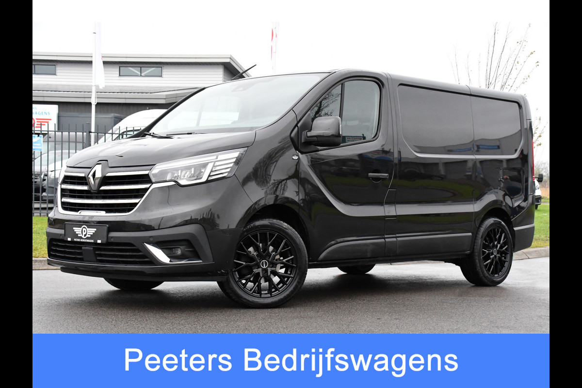 Renault Trafic 2.0 dCi 170 L1H1 Luxe Black Edition Adaptieve Cruise, Camera, Carplay, 170pk, Automaat, LED, Clima, Stoelverwarming, Multimedia, Uniek!