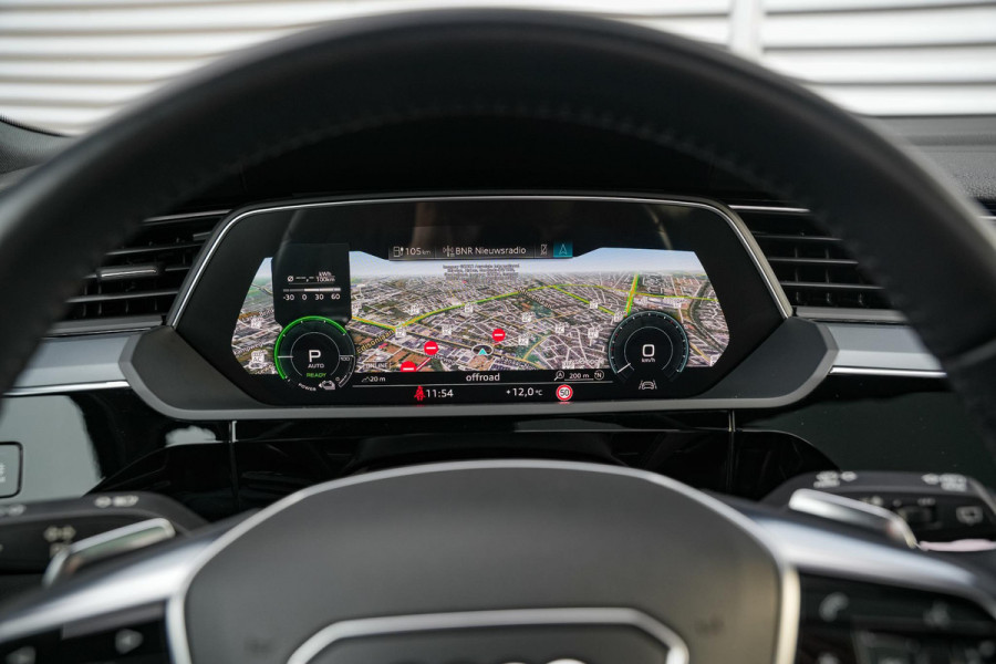 Audi e-tron e-tron 55 quattro advanced Pro Line Plus 95 kWh File Assist Rijstrooksensor Climate Control Navi Stoelverw. 360 camera 21"L.M.