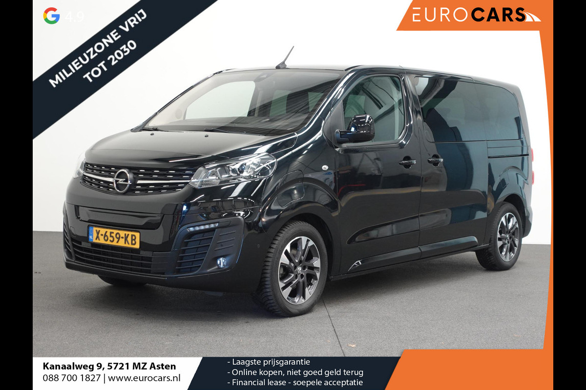 Opel Vivaro-e Combi L2H1 75 kWh e-Zafira 8 persoons  Navigatie Airco Dab  Camera 360  Cruise control  Dab  Lichtmetalen velgen Stoelverwarming
