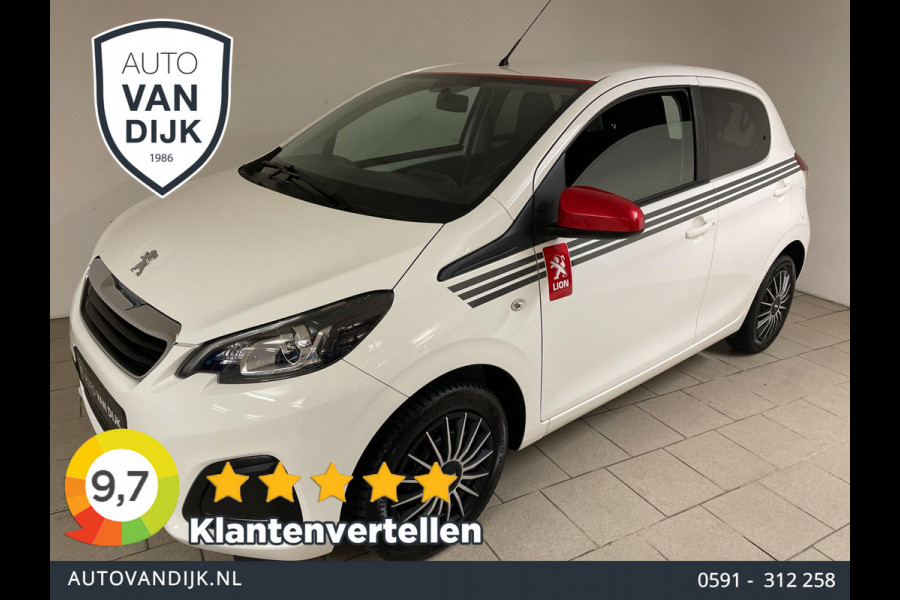 Peugeot 108 1.0 e-VTi Lion Edition AIRCO NAVI VIA APP BLUETOOTH APPLE CARPLAY SPARCO CAMERA PRIVACYGLAS ZEER NETTE AUTO