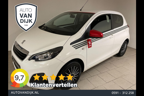 Peugeot 108 1.0 e-VTi Lion Edition AIRCO NAVI VIA APP BLUETOOTH APPLE CARPLAY SPARCO CAMERA PRIVACYGLAS ZEER NETTE AUTO