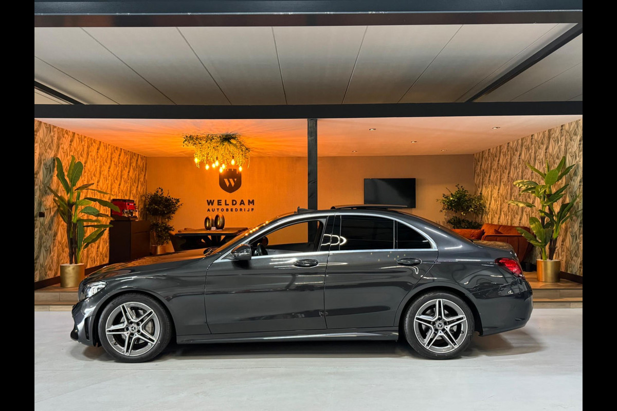 Mercedes-Benz C-Klasse 200 Business Solution AMG Garantie NAP Pano Camera PDC Cruise Digitale Cockpit Sfeer Clima Navi Rijklaar