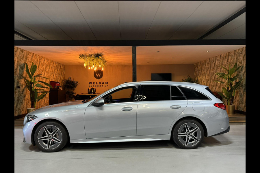 Mercedes-Benz C-Klasse Estate 300 e AMG Line Garantie Trekhaak Massage Pano Ambient 360 Blindspot Elek Achterklep StuurVW Rijklaar