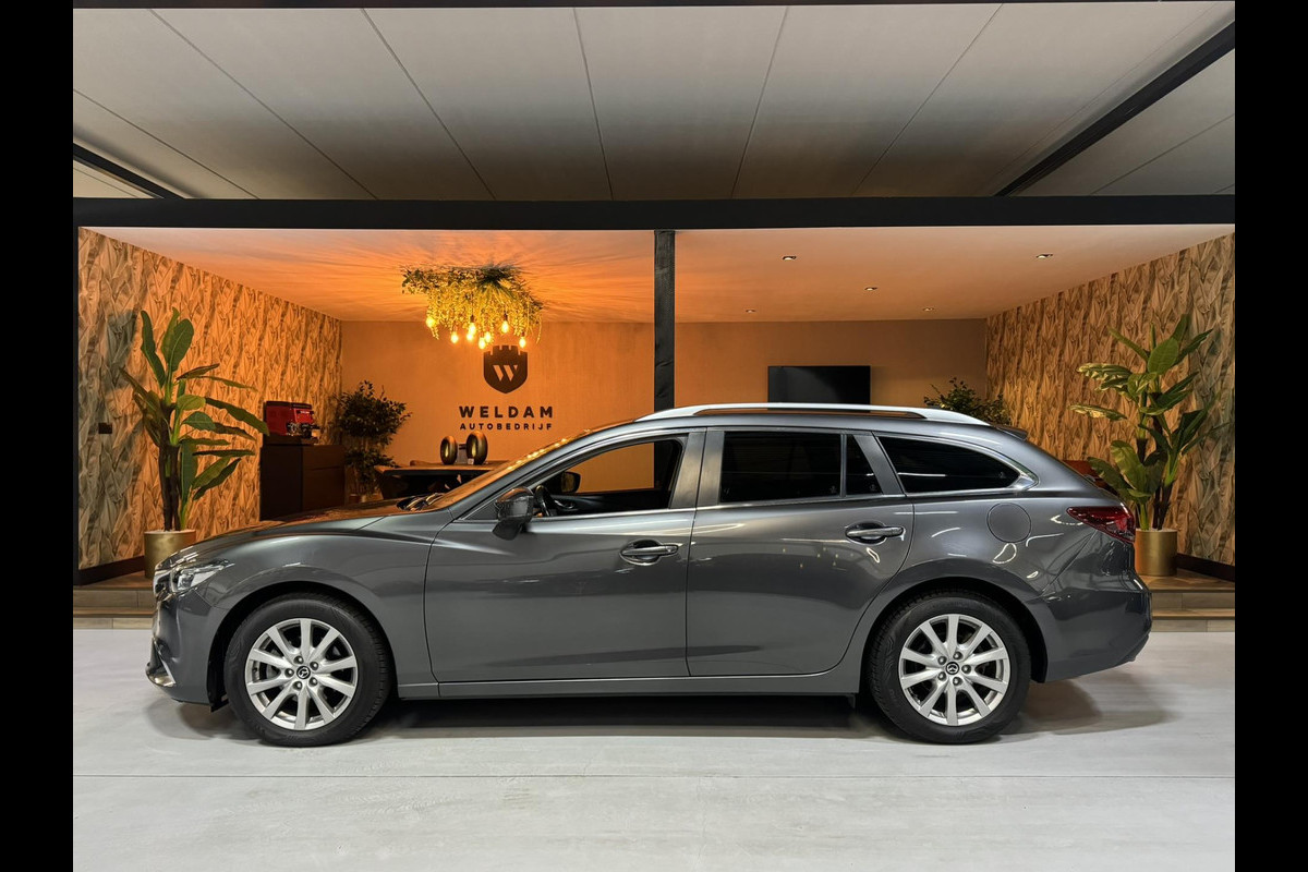 Mazda 6 2.0 SkyActiv-G 165 TS+ Garantie Trekhaak Carplay StoelVW Keyless Blindspot Cruise Clima Navi PDC Led Dab Rijklaar