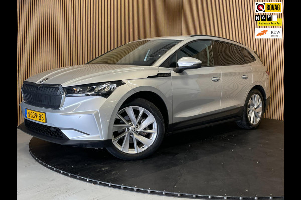 Škoda ENYAQ iV 60|TREKHAAK|VOLLEDER|STOEL-, STUURVERW.|ELEK. INTERIEUR|MEMORY|ACC|CARPLAY|CAMERA|NAVI|INCL. BTW|1e EIG.|NAP|