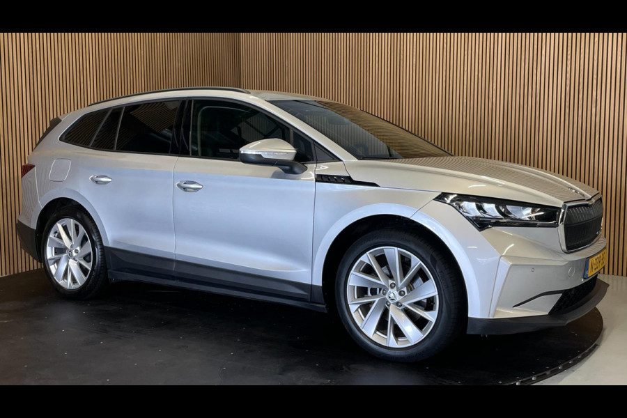 Škoda ENYAQ iV 60|TREKHAAK|VOLLEDER|STOEL-, STUURVERW.|ELEK. INTERIEUR|MEMORY|ACC|CARPLAY|CAMERA|NAVI|INCL. BTW|1e EIG.|NAP|