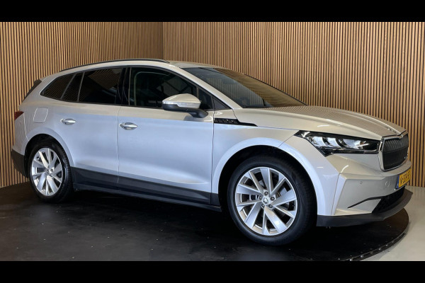 Škoda ENYAQ iV 60|TREKHAAK|VOLLEDER|STOEL-, STUURVERW.|ELEK. INTERIEUR|MEMORY|ACC|CARPLAY|CAMERA|NAVI|INCL. BTW|1e EIG.|NAP|