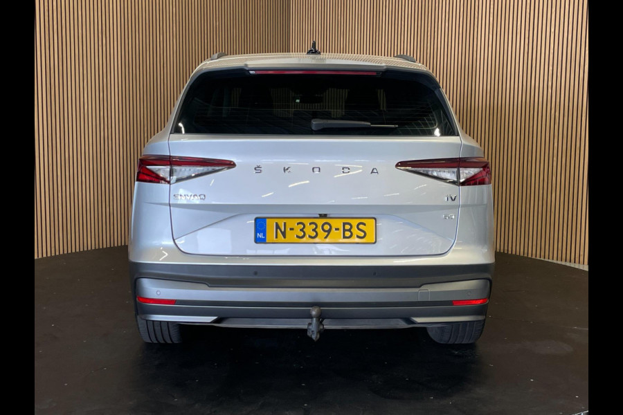 Škoda ENYAQ iV 60|TREKHAAK|VOLLEDER|STOEL-, STUURVERW.|ELEK. INTERIEUR|MEMORY|ACC|CARPLAY|CAMERA|NAVI|INCL. BTW|1e EIG.|NAP|