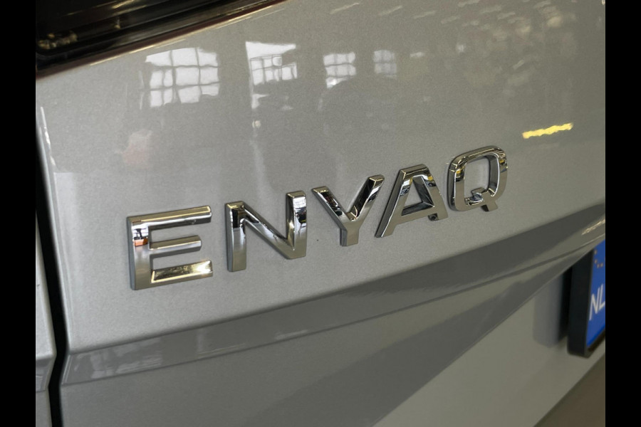 Škoda ENYAQ iV 60|TREKHAAK|VOLLEDER|STOEL-, STUURVERW.|ELEK. INTERIEUR|MEMORY|ACC|CARPLAY|CAMERA|NAVI|INCL. BTW|1e EIG.|NAP|