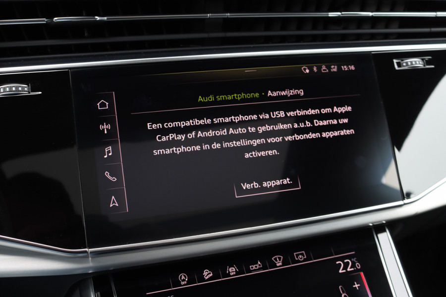 Audi Q8 50 TDI quattro S-Line | Luchtvering | S-Sportstoelen | Stoelventilatie | Bang & Olufsen | Adaptive Cruise Control | Memory | HUD | Surround Camera | Achterbank Verwarmd | Keyless |