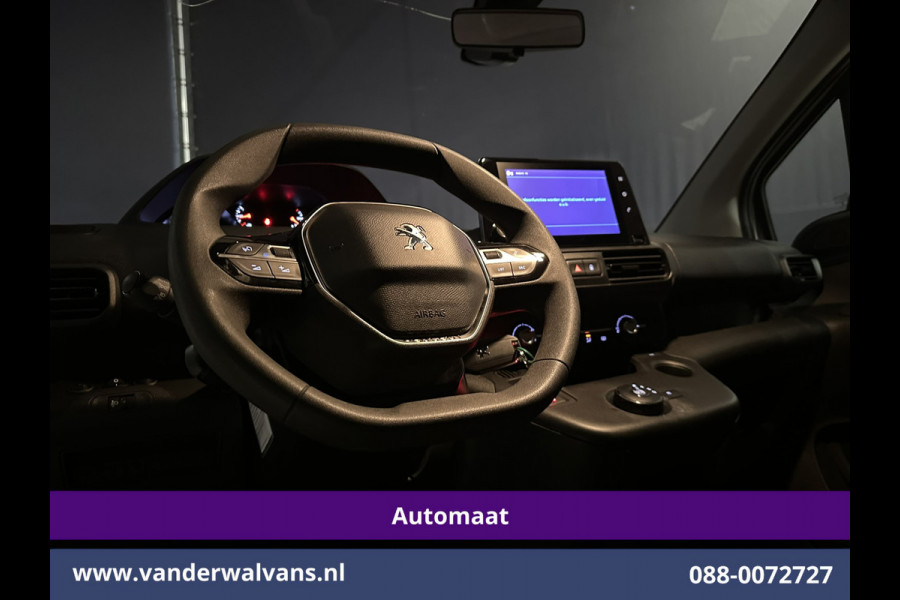 Peugeot Partner 1.5 BlueHDI 131pk Automaat L1H1 Inrichting Euro6 Airco | Apple Carplay | Android Auto | Cruisecontrol Parkeersensoren, Achterklep