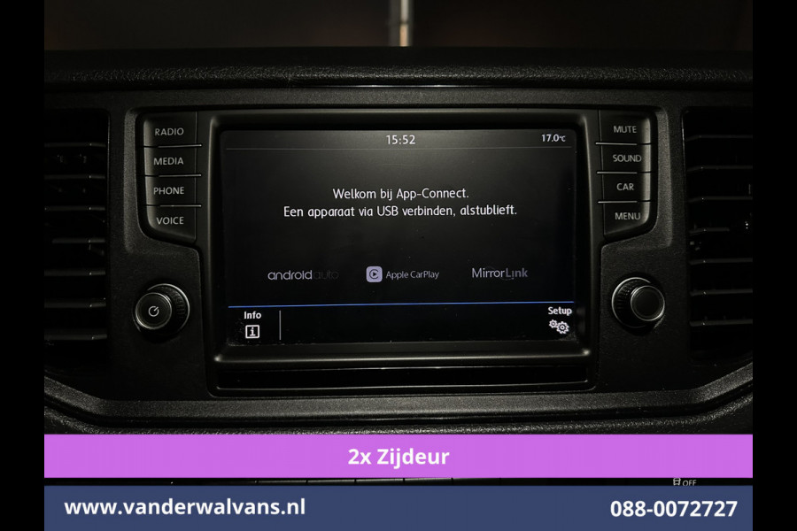 Volkswagen Crafter 2.0 TDI 140pk L4H4 L3H3 Euro6 # Airco | 2x Zijdeur | Camera | Apple Carplay android auto, bijrijdersbank, 270 gr. achterdeuren, 3000kg trekvermogen