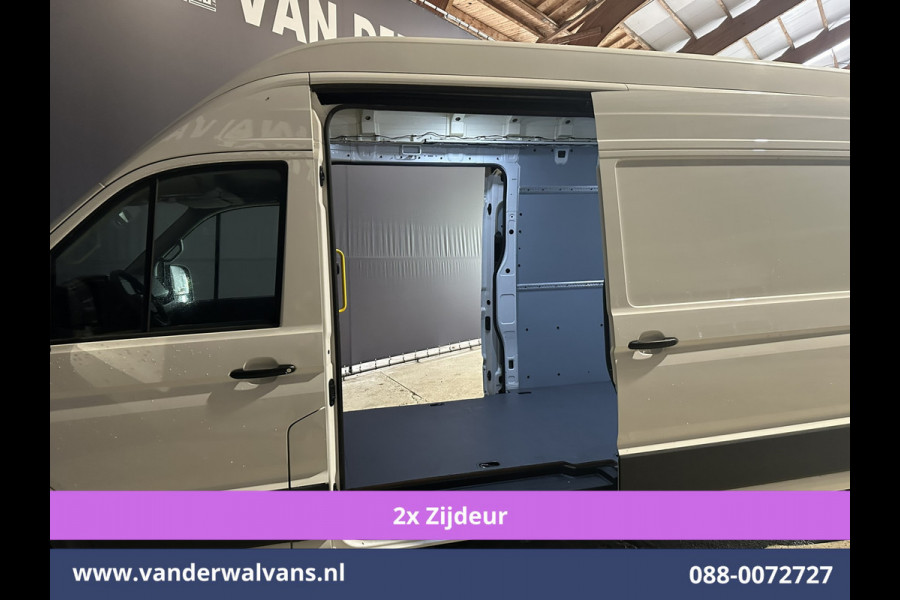Volkswagen Crafter 2.0 TDI 140pk L4H4 L3H3 Euro6 # Airco | 2x Zijdeur | Camera | Apple Carplay android auto, bijrijdersbank, 270 gr. achterdeuren, 3000kg trekvermogen