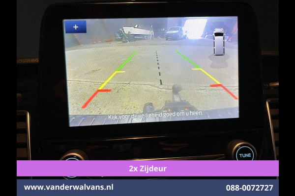 Ford Transit Custom 2.0 TDCI 170pk L2H1 Euro6 Airco | 2x zijdeur | Camera | Navigatie | Apple Carplay | LED | 2800kg Trekhaak Cruisecontrol, Stoelverwarming, Verwarmde voorruit, Parkeersensoren, Bijrijdersbank