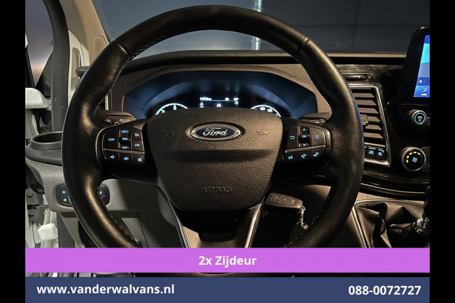 Ford Transit Custom 2.0 TDCI 170pk L2H1 Euro6 Airco | 2x zijdeur | Camera | Navigatie | Apple Carplay | LED | 2800kg Trekhaak Cruisecontrol, Stoelverwarming, Verwarmde voorruit, Parkeersensoren, Bijrijdersbank