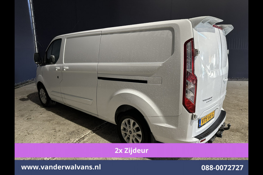 Ford Transit Custom 2.0 TDCI 170pk L2H1 Euro6 Airco | 2x zijdeur | Camera | Navigatie | Apple Carplay | LED | 2800kg Trekhaak Cruisecontrol, Stoelverwarming, Verwarmde voorruit, Parkeersensoren, Bijrijdersbank