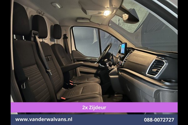 Ford Transit Custom 2.0 TDCI 170pk L2H1 Euro6 Airco | 2x zijdeur | Camera | Navigatie | Apple Carplay | LED | 2800kg Trekhaak Cruisecontrol, Stoelverwarming, Verwarmde voorruit, Parkeersensoren, Bijrijdersbank
