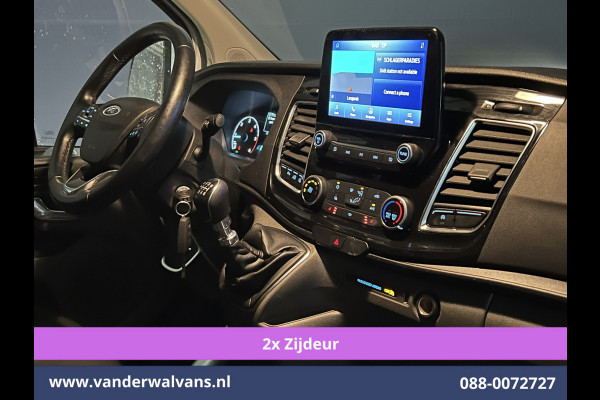 Ford Transit Custom 2.0 TDCI 170pk L2H1 Euro6 Airco | 2x zijdeur | Camera | Navigatie | Apple Carplay | LED | 2800kg Trekhaak Cruisecontrol, Stoelverwarming, Verwarmde voorruit, Parkeersensoren, Bijrijdersbank
