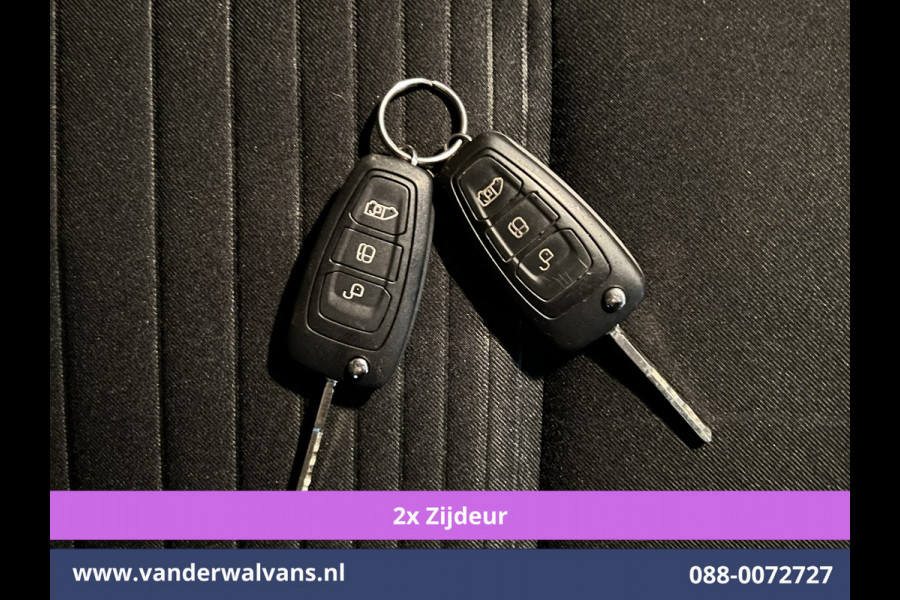 Ford Transit Custom 2.0 TDCI 170pk L2H1 Euro6 Airco | 2x zijdeur | Camera | Navigatie | Apple Carplay | LED | 2800kg Trekhaak Cruisecontrol, Stoelverwarming, Verwarmde voorruit, Parkeersensoren, Bijrijdersbank