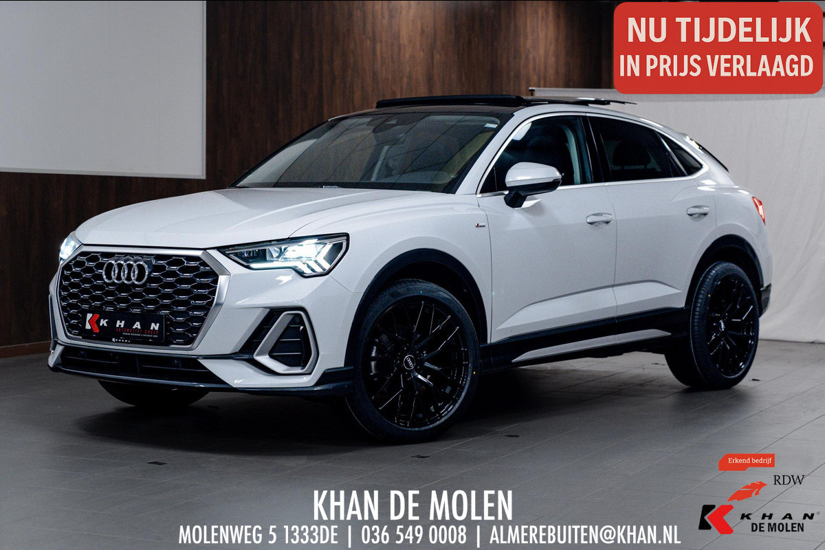Audi Q3 Sportback 35 TFSI S Competition PANO|LEER|ELEKTR.ACHTr