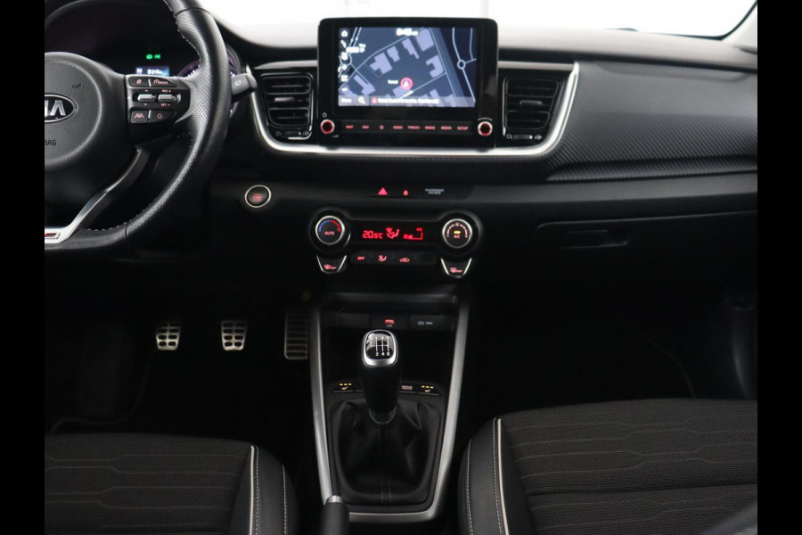 Kia Stonic 1.0 T-GDi MHEV GT-Line | 38.500km NAP | Stoelverwarming | Camera | Carplay | Adaptive cruise | Half leder | Stuurverwarming | Navigatie | Full LED | Keyless | Parkeerhulp | Climate control