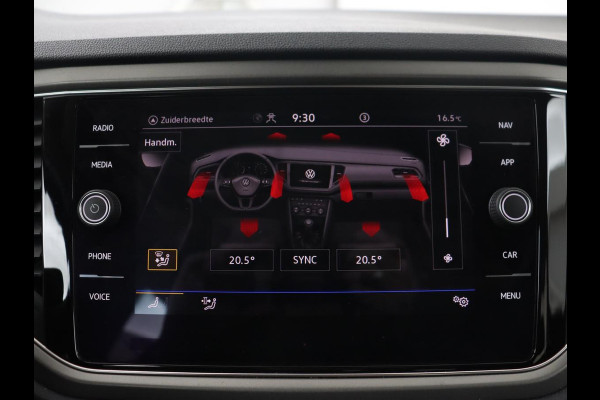 Volkswagen T-Roc 1.0 TSI Style | Camera | Carplay | Climate control | Full LED | Navigatie | Adaptive cruise | Parkeerhulp | 18'' | Bluetooth