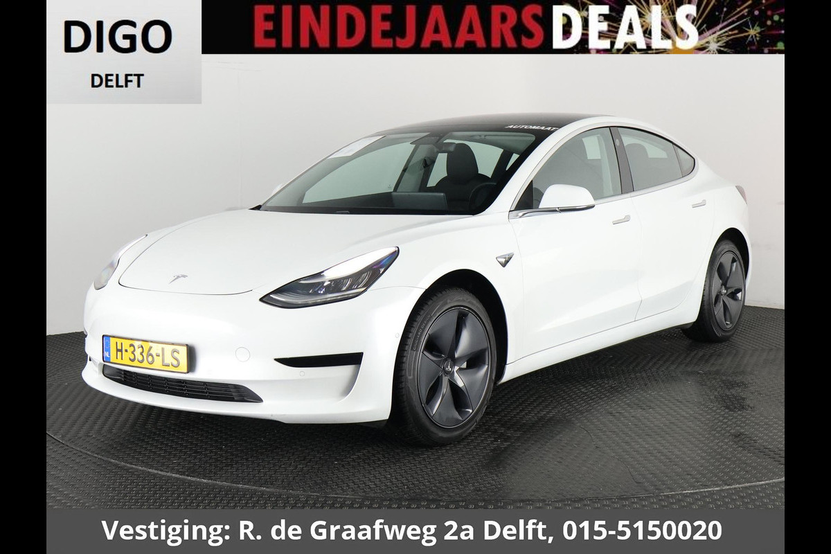 Tesla Model 3 Standard RWD Plus 60 kWh + FSD systeem | Navigatie | Panoramadak |