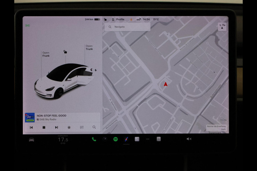Tesla Model 3 Standard RWD Plus 60 kWh + FSD systeem | Navigatie | Panoramadak |