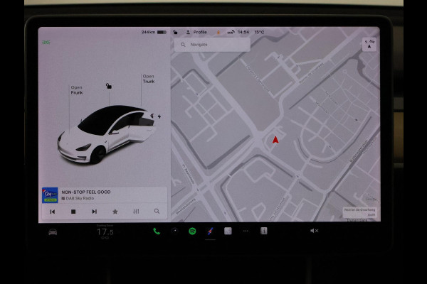 Tesla Model 3 Standard RWD Plus 60 kWh + FSD systeem | Navigatie | Panoramadak |
