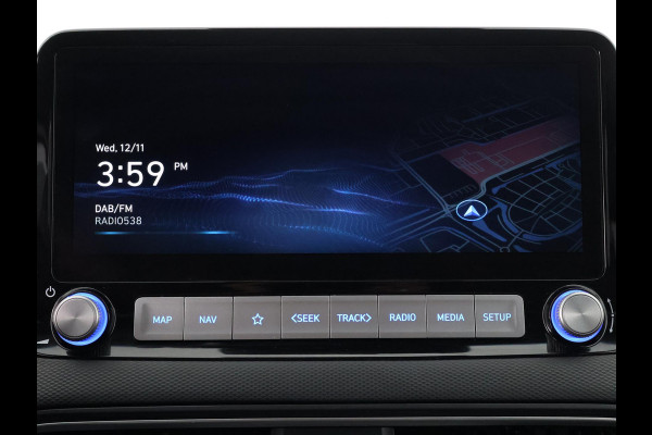 Hyundai Kona PRIMIUM EV 64 KWH 1e EIG ACCU 92% GARANTIE 10-2030 BEREIK 466 KM ! LEDER. STUUR/STOEL VERWARMING.DODE HOEK DETECTIE
