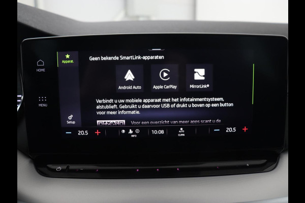 Škoda Octavia 1.0 e-TSI Sport | Trekhaak | Carplay | Navigatie | Sportstoelen | Full LED | 18'' | Parkeerhulp | Sfeerverlichting | Cruise control | Climate control | Bluetooth