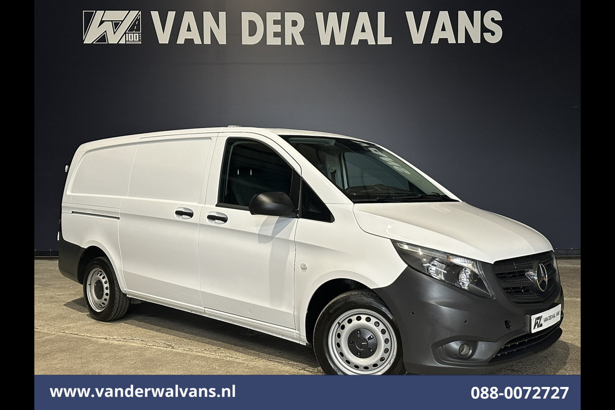 Mercedes-Benz Vito 114 CDI 136pk L2H1 Euro6 Airco | Camera | Navigatie | Cruisecontrol | Trekhaak Parkeersensoren, Stoelverwarming