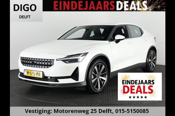 Polestar 2 LONG RANGE ACCU 90%! WLTP BEREIK 511 KM GARANTIE-2032* NAVI.APPLE/ANDROID.CAMERA.BIJNA 2022.
