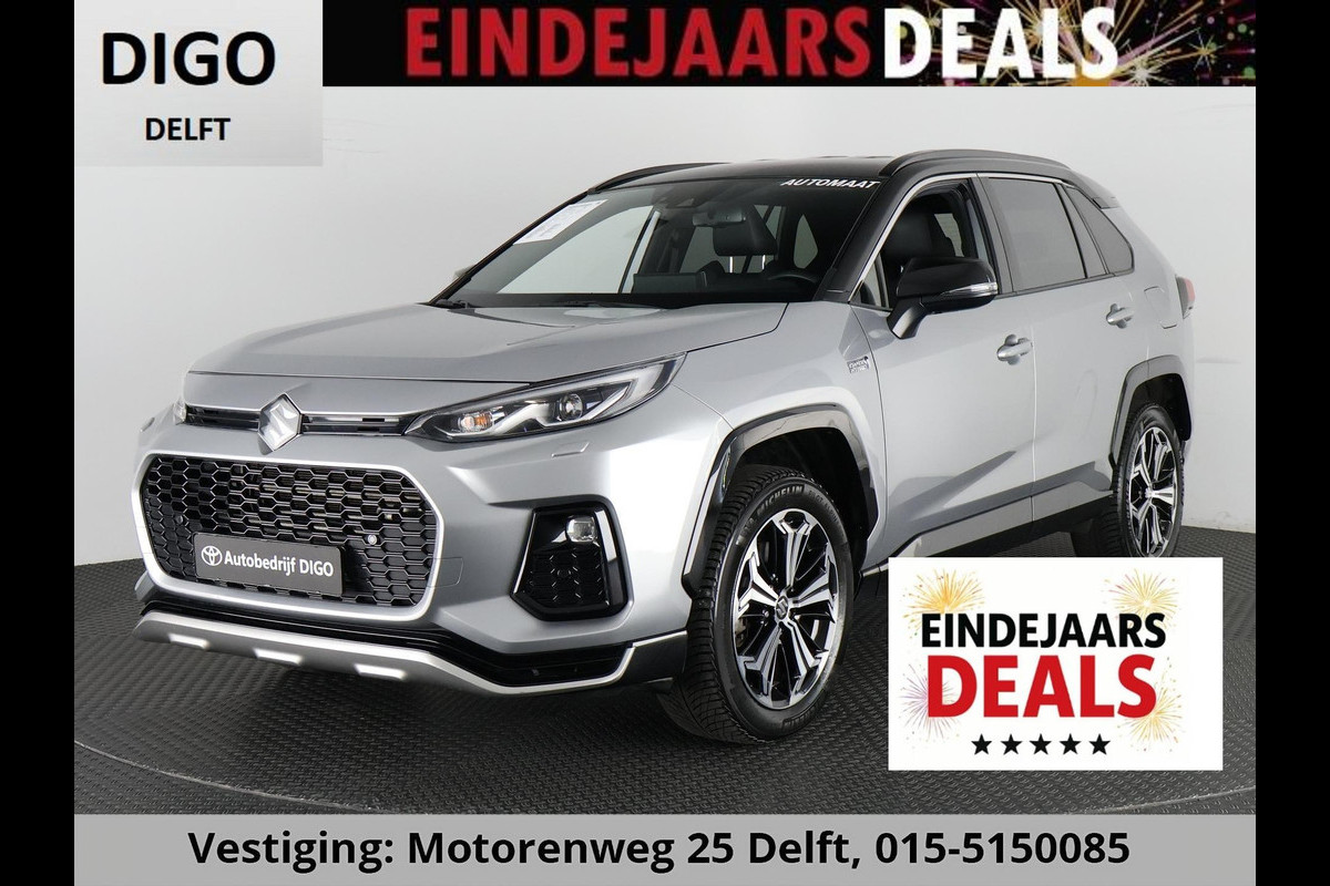 Suzuki Across 2.5 PLUG-IN AWD STYLE TWO-TONE 1500 KG TREKGEWICHT 1e EIG. GARANTIE 3-2033.*BI-TONE BODY PACK.HALF LEDER.STOELVERWARMING. CARPLAY. CAMERA.