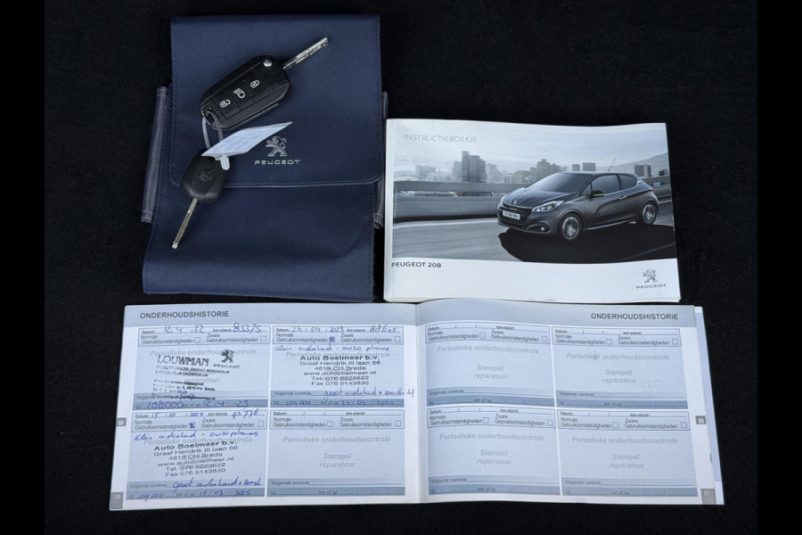 Peugeot 208 1.2 PureTech Active 2e Eigenaar,Navi,Airco,Cruise,5 Deurs,Dealer Onderhouden,N.A.P,Weinig km,Zeer Zuinig,Apk tot 05-2026