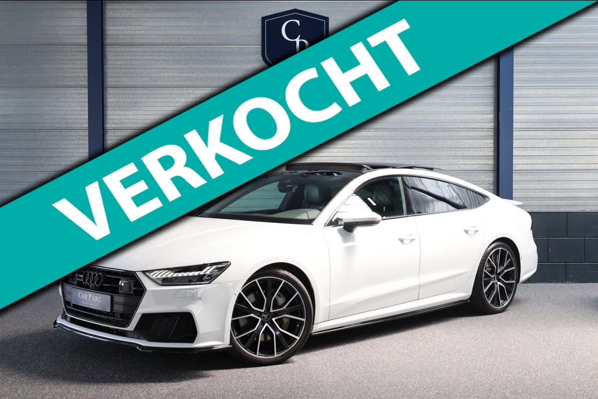 Audi A7 Sportback 55 TFSI quattro 3x S-line MAXTON/MATRIX/VIRTUAL/SOFTCLOSE/PANO/LEER/20" LMV/CAM/LINE/ACC/ECC/12 MDN GARANTIE!