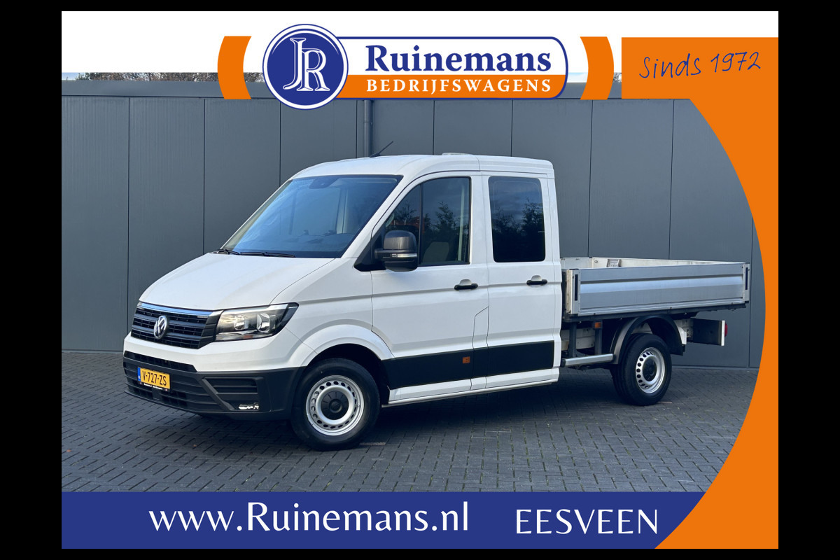 Volkswagen Crafter 2.0 TDI 102 PK / PICK UP / 1e EIG. / TREKHAAK / AIRCO / CRUISE / 2.500 KG AHG / 3-ZITS / APPLE CARPLAY