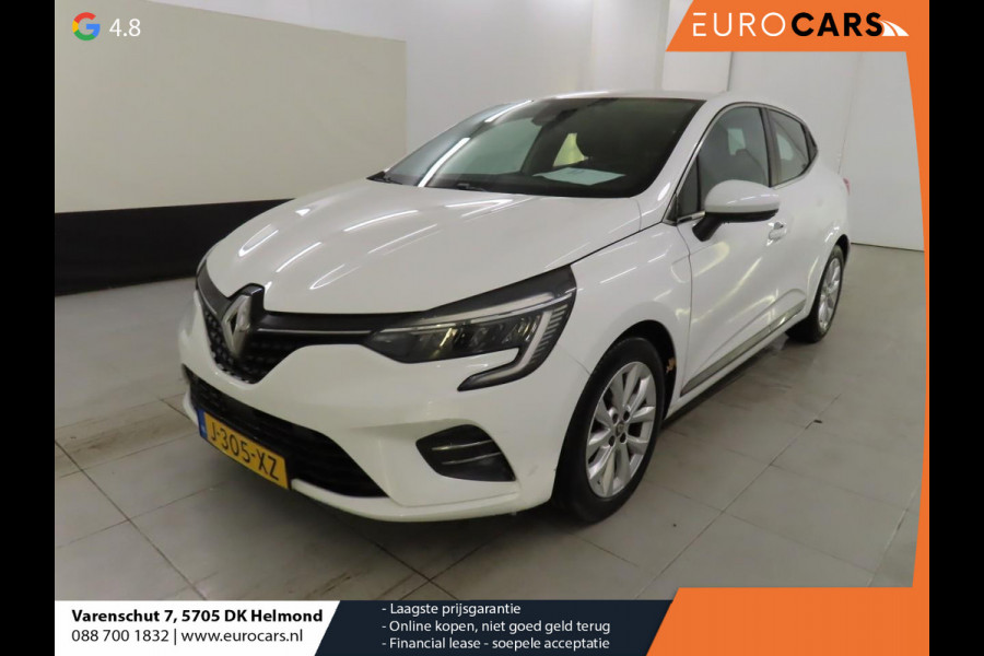 Renault Clio 1.0 TCe Intens Airco ECC Navi Carplay Cruise Control Full LED Virtual Cockpit 16" LM Velgen Half leder APK 06-2026