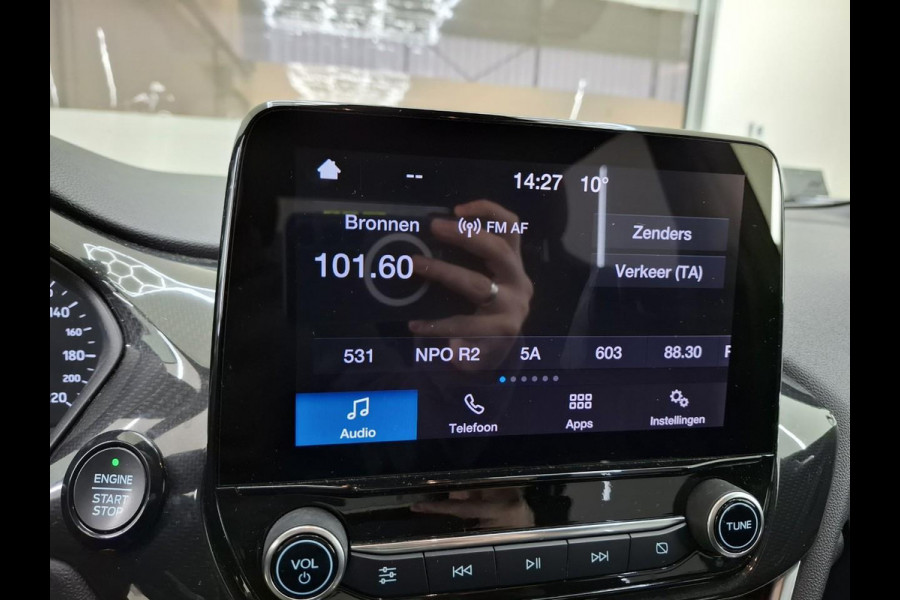 Ford Fiesta 1.0 EcoBoost ST-Line Airco ECC Navi Carplay PDC Acter Full LED 17"ST Velgen Cruise Control NL Auto NAP Certificaat Volledig onderhouden