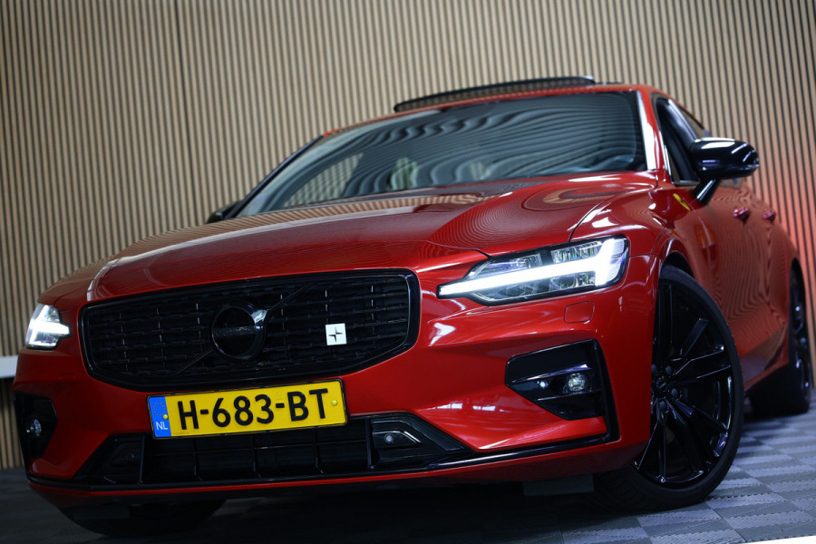 Volvo S60 2.0 T5 Intro Edition R-Design AUT avm 250pk PANO HUD H/K ACC CARPLAY DAB LEER '20