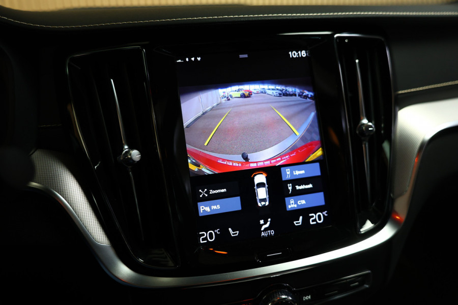 Volvo S60 2.0 T5 Intro Edition R-Design AUT avm 250pk PANO HUD H/K ACC CARPLAY DAB LEER '20