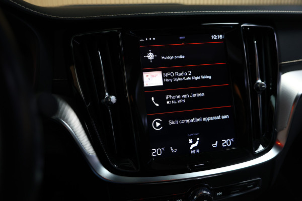 Volvo S60 2.0 T5 Intro Edition R-Design AUT avm 250pk PANO HUD H/K ACC CARPLAY DAB LEER '20