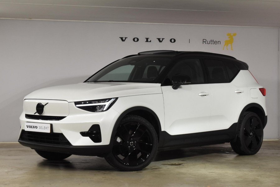 Volvo EX40 252PK Single Motor Ext. Range Plus Black Edition / Extra getint glas / 20'' velgen / Panoramadak / Zwart dak / Harman Kardon / Microtech/Nubuck