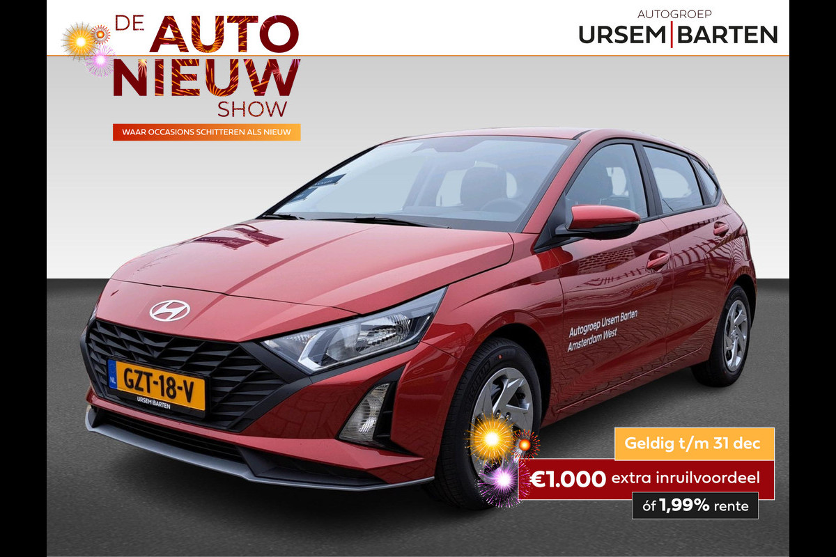 Hyundai i20 1.2 MPI i-Motion | Apple Carplay/Android Auto | airco | cruise control