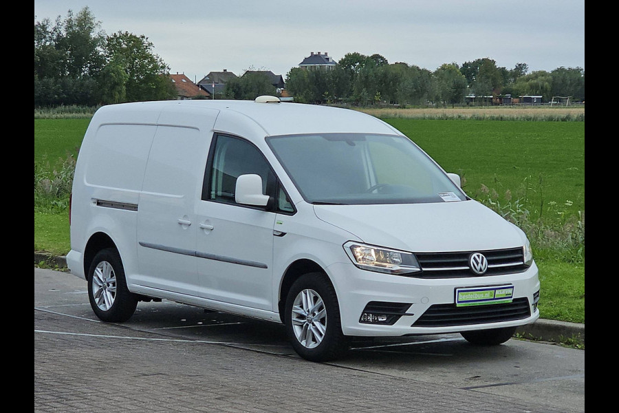 Volkswagen Caddy 2.0 TDI L2H1 BMT 102Pk Lm-Velgen NAP Airco Euro6 1e Eigenaar Voorruitverwarming Pdc!