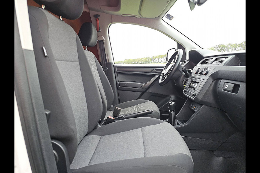 Volkswagen Caddy 2.0 TDI L2H1 BMT 102Pk Lm-Velgen NAP Airco Euro6 1e Eigenaar Voorruitverwarming Pdc!
