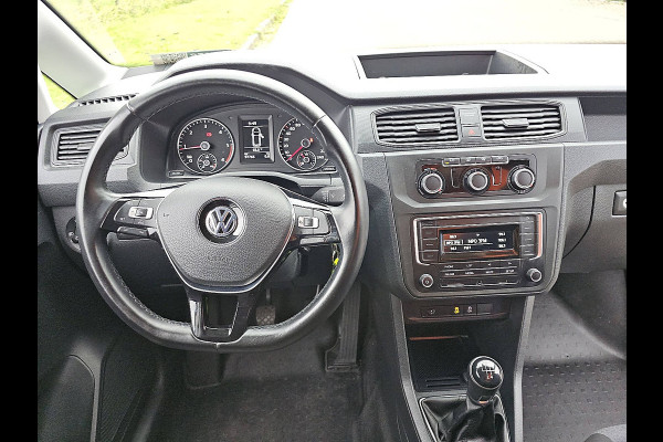 Volkswagen Caddy 2.0 TDI L2H1 BMT 102Pk Lm-Velgen NAP Airco Euro6 1e Eigenaar Voorruitverwarming Pdc!