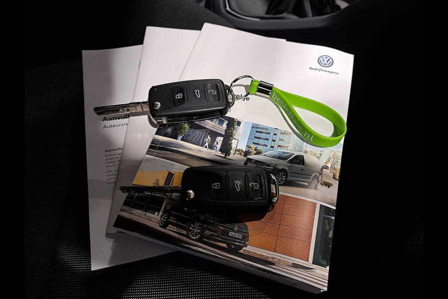 Volkswagen Caddy 2.0 TDI L2H1 BMT 102Pk Lm-Velgen NAP Airco Euro6 1e Eigenaar Voorruitverwarming Pdc!