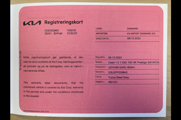 Kia Ceed Sportswagon 1.0 T-GDi DynamicLine |APPLE CARPLAY, ANDROID AUTO|STOEL-,STUURVERW|CAMERA|CRUISE,CLIMATE|1E EIG.|INCL.BTW|