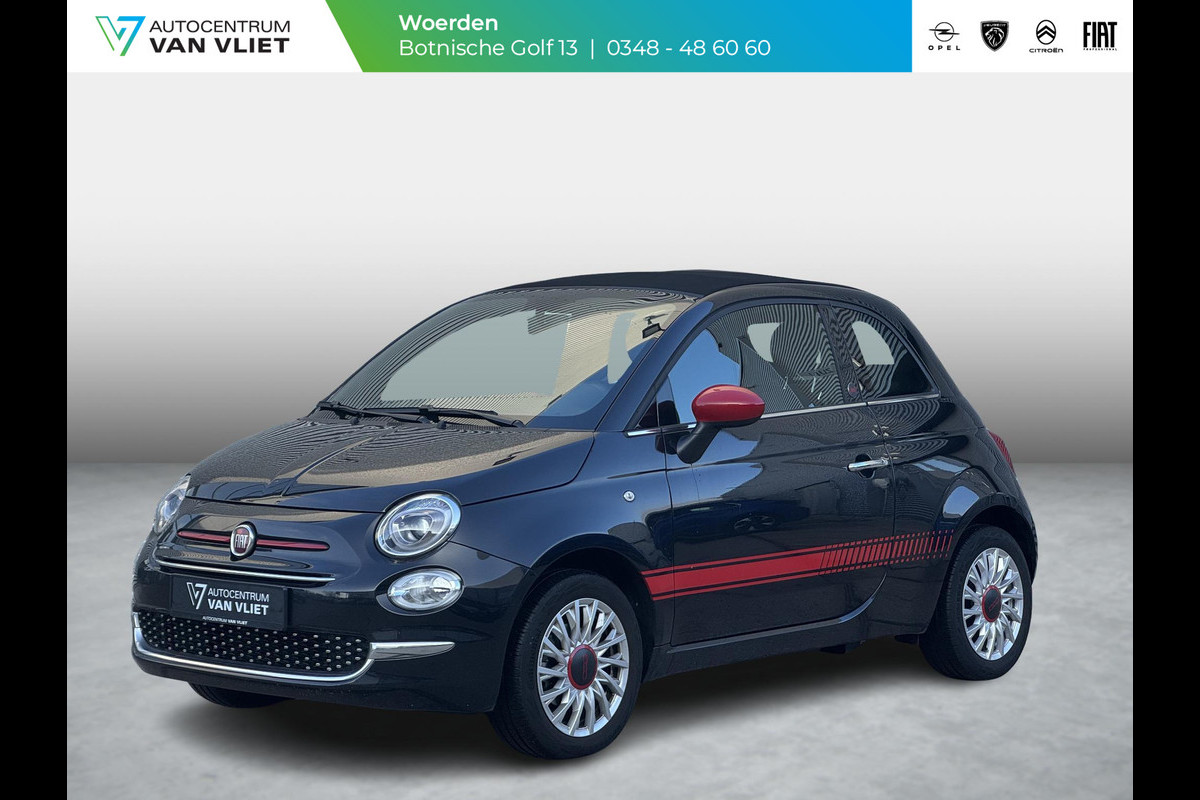 Fiat 500C 1.0 Hybrid RED Cabrio | 18.646km! | Leuke uitvoering | | Camera